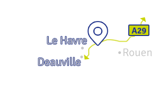 Situation de Bolbec en Normandie