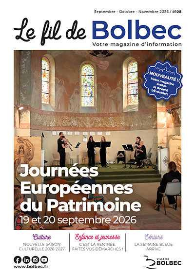Le fil de Bolbec #108 Septembre - Octobre - Novembre 2026